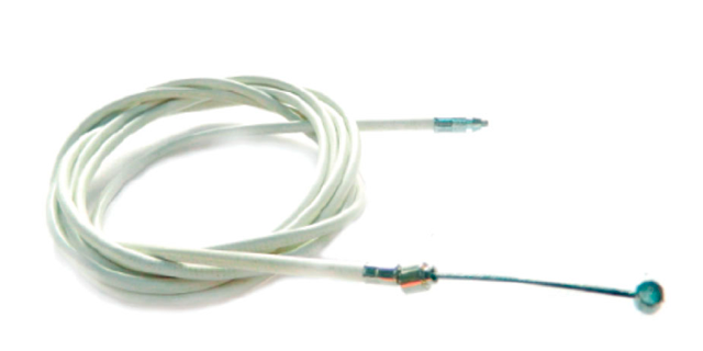 CABLE ACELERADOR MOTOCARRO BAJAJ RE / RS 175/205 CC (BLANCO)
